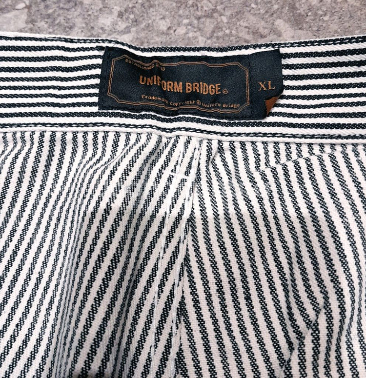 유니폼브릿지 핀스트라이프 팬츠 (XL)--4