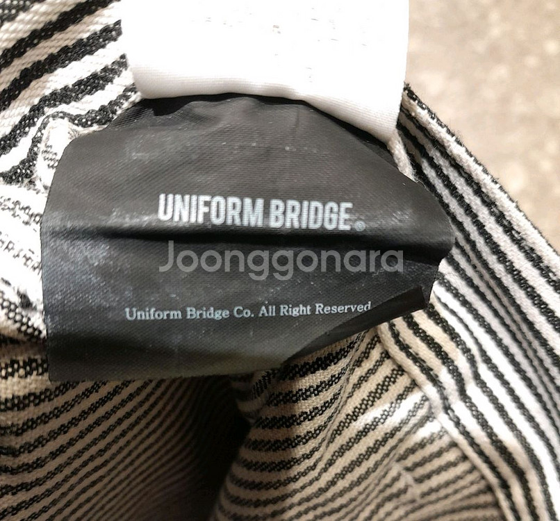 유니폼브릿지 핀스트라이프 팬츠 (XL)--9