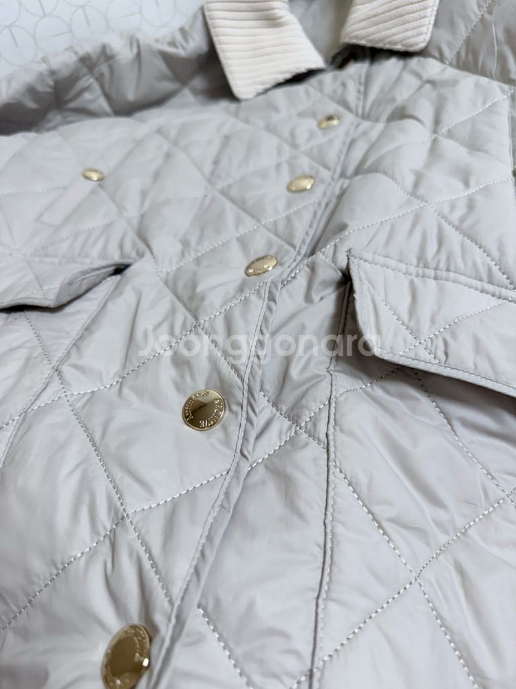 시스템 텍스처 블록 퀼팅 라인 점퍼 55--9