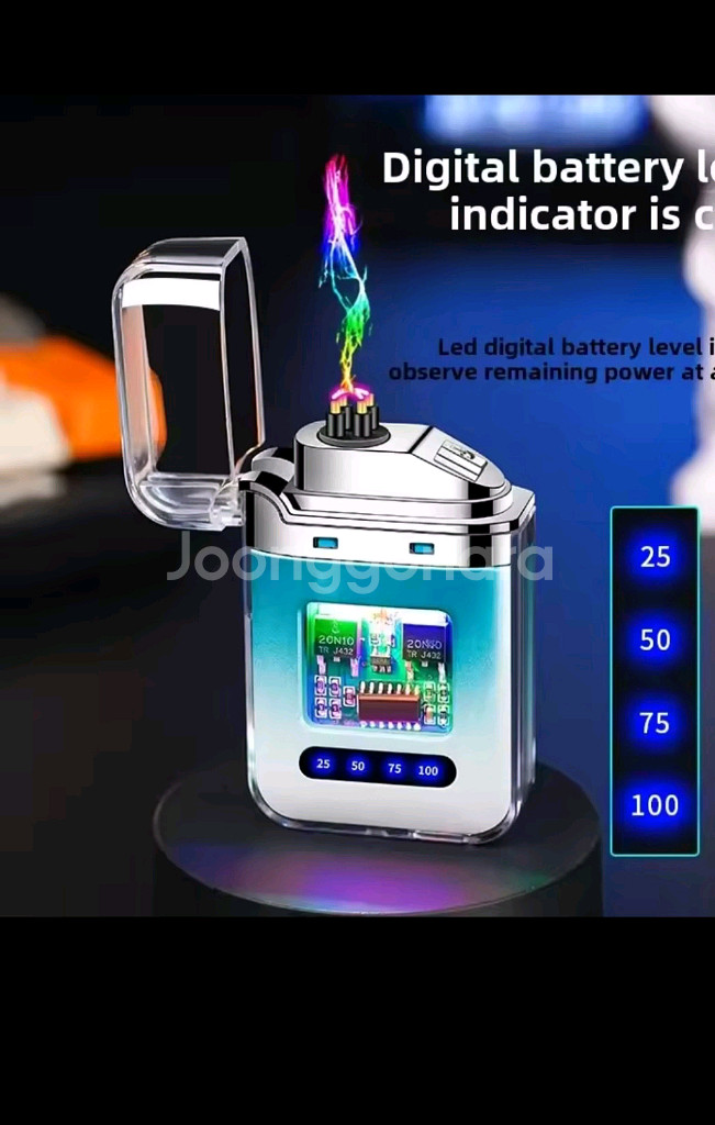 플라즈마 충전식 라이터 새상품--0