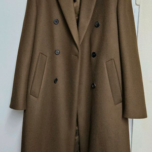 인사일런스 MTR 더블 코트 카키 브라운 S사이즈