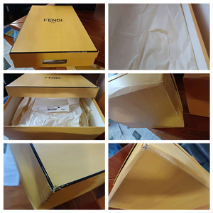 빈상자 펜디박스 신발박스 상태 B 급 인보이스 포장끈