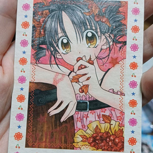 달빛천사 루나 딸기 양면 엽서 포토카드