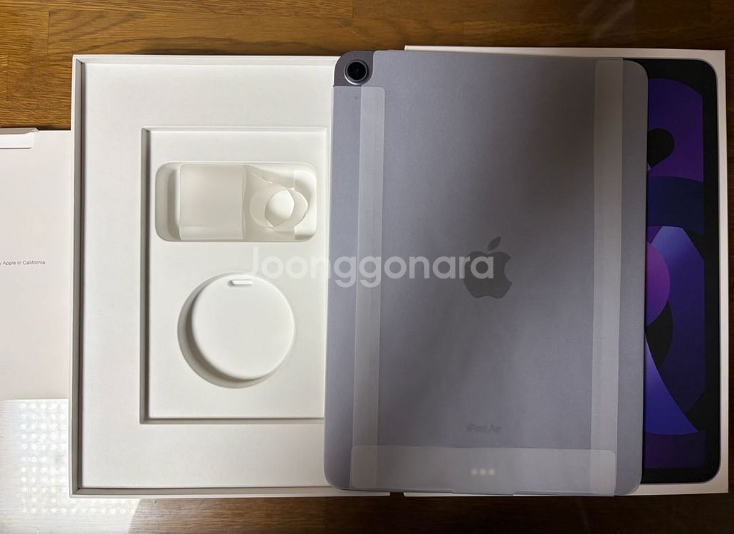 리퍼미사용 아이패드 에어5 m1 퍼플 64 새제품 인천--0