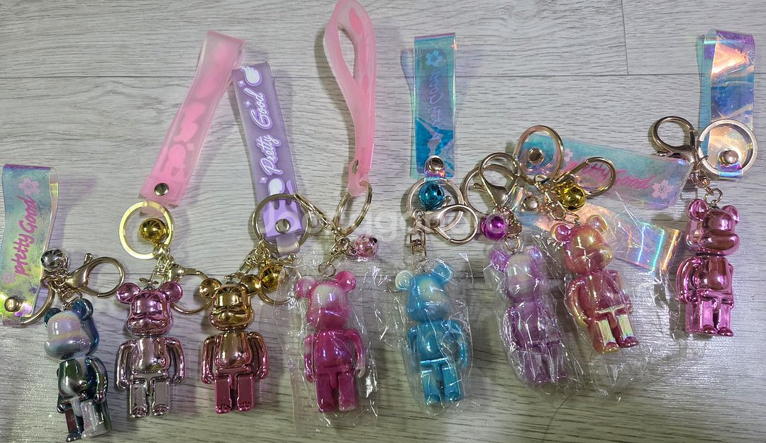 새상품:)베어브릭 곰돌이 키링--0