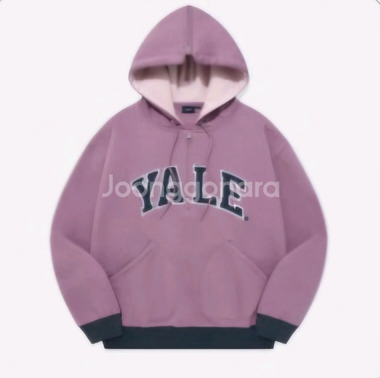 예일 YALE 라벤더 후드티--0