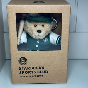 스타벅스 스포츠클럽 야구 베어리스타 키체인 키링