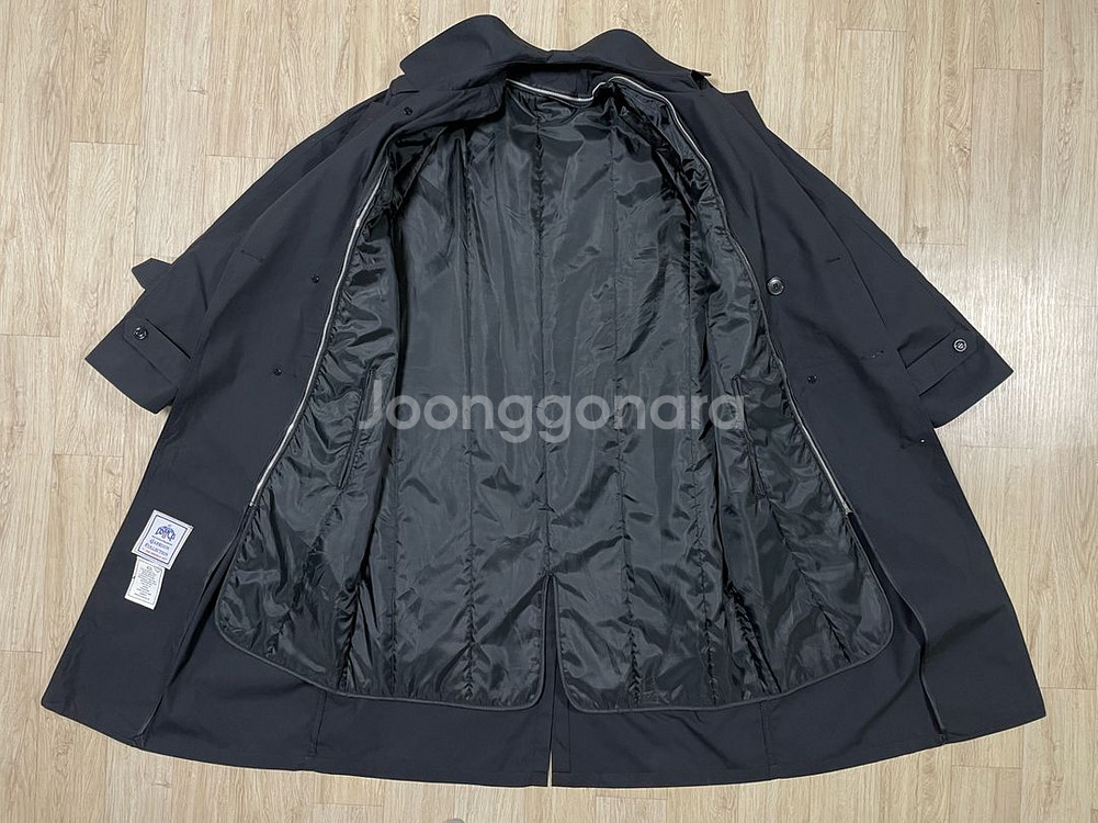 105) 미군 블랙 트렌치코트(내피포함)RRL&폴로--8