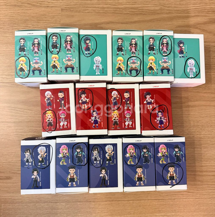 귀멸의칼날 PalVerse 팔버스 1,2,3탄 15종--0