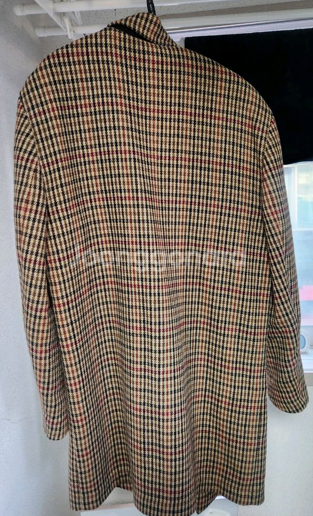 zara 남성 체크코트--9