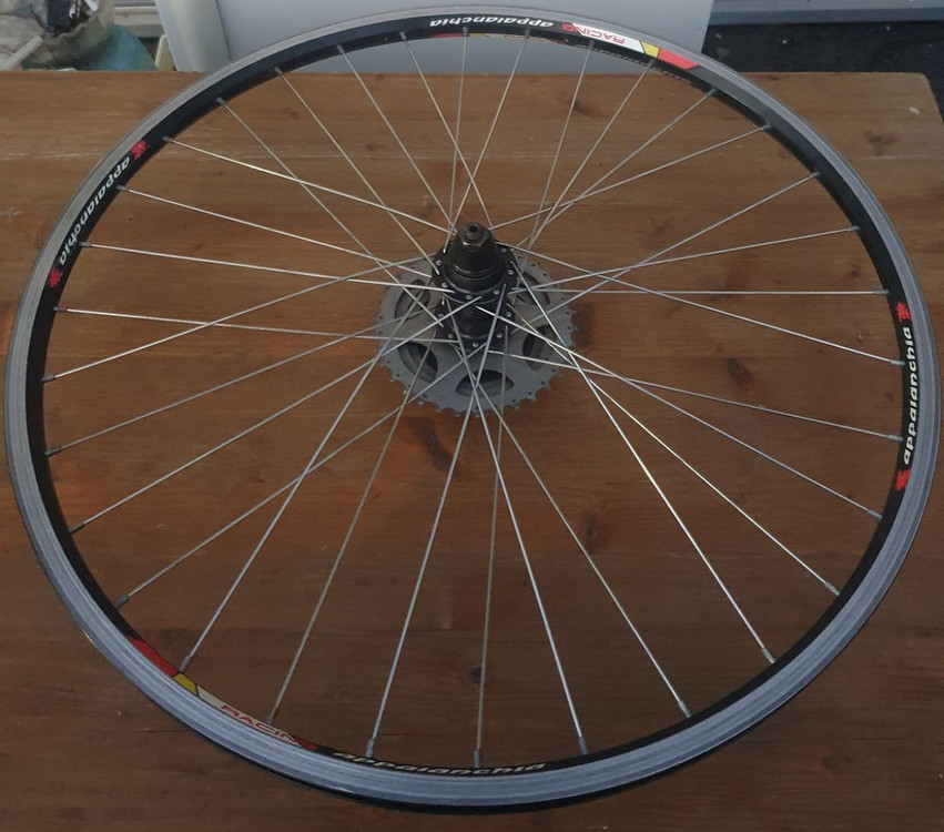 22인치 자전거휠 한대분(삼천리 아팔난치아)--2