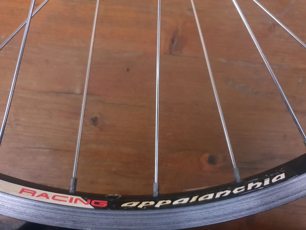 22인치 자전거휠 한대분(삼천리 아팔난치아)--4