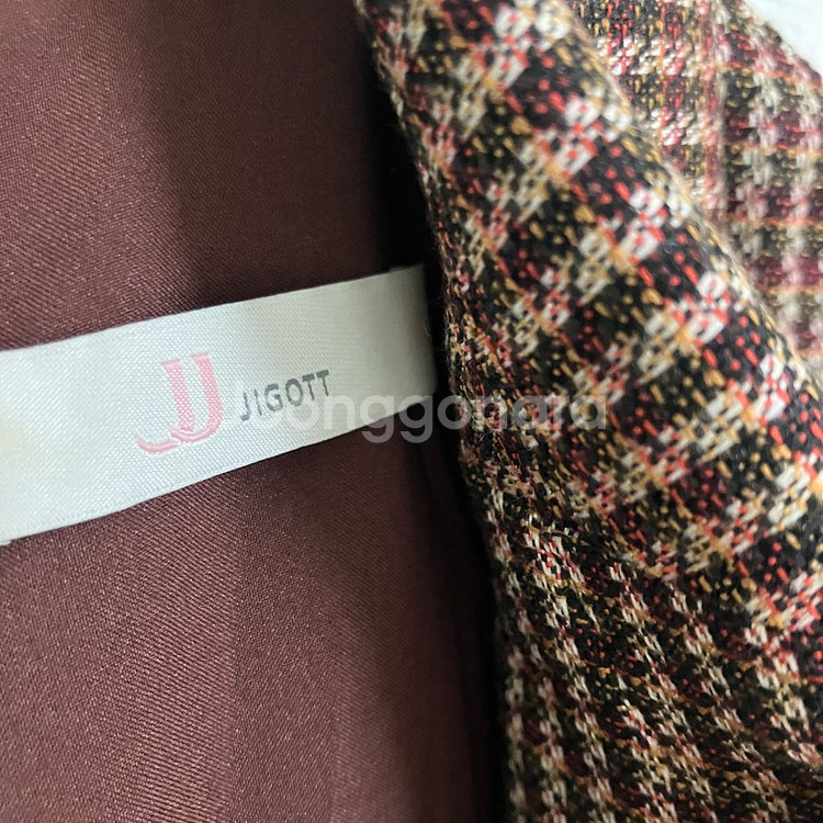 지고트 트위드 원피스 44-55--5