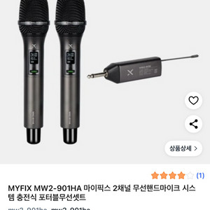 MYFIX MW2-901HA 2채널 무선 마이크