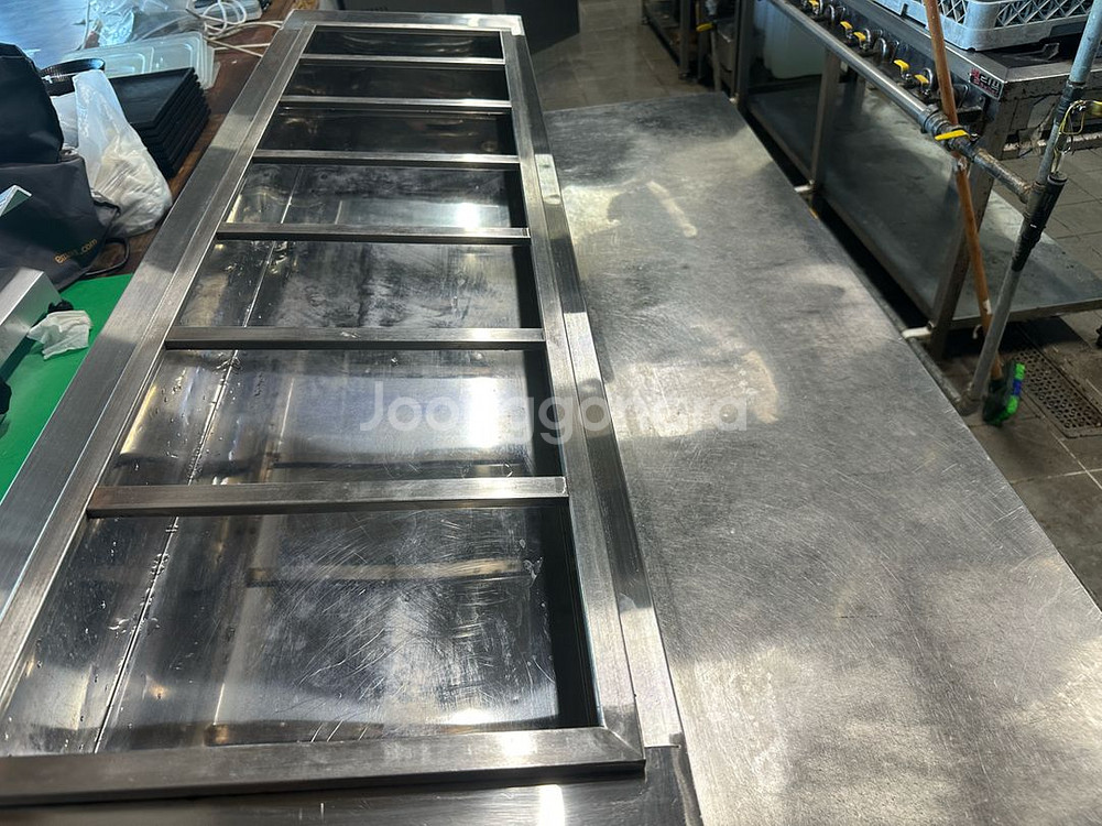 유니크 업소용 토핑 테이블 냉장고 1500--1