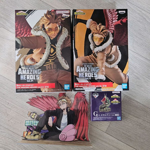 나히아 호크스 피규어 메탈키링 아크릴 4개일괄