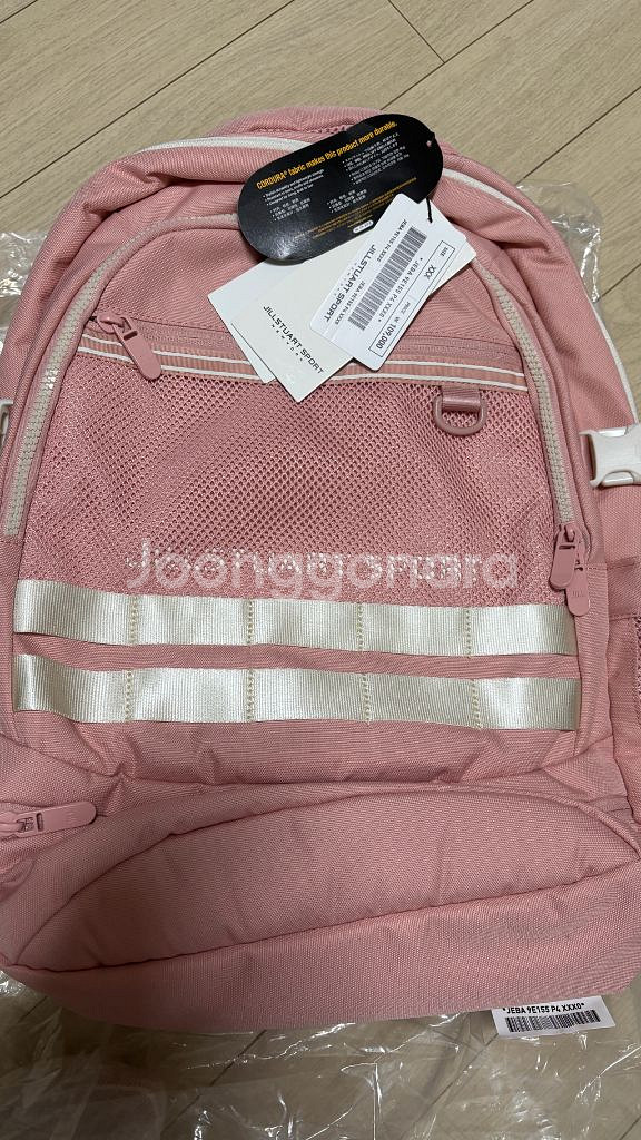 질스튜어트 스포츠 핑크 백팩 가방 새상품--6