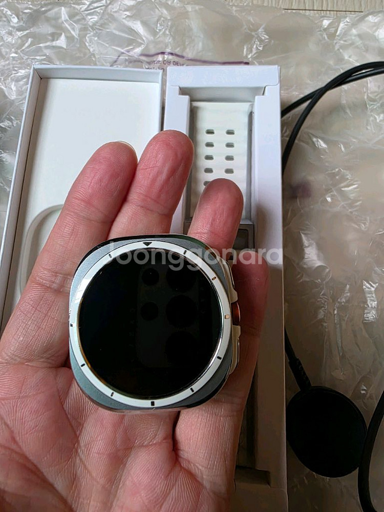 갤럭시워치7 울트라 티타늄화이트--2