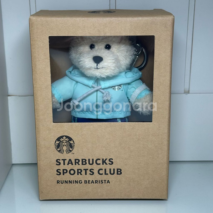 스타벅스 스포츠클럽 러닝 베어리스타 키체인 키링--0