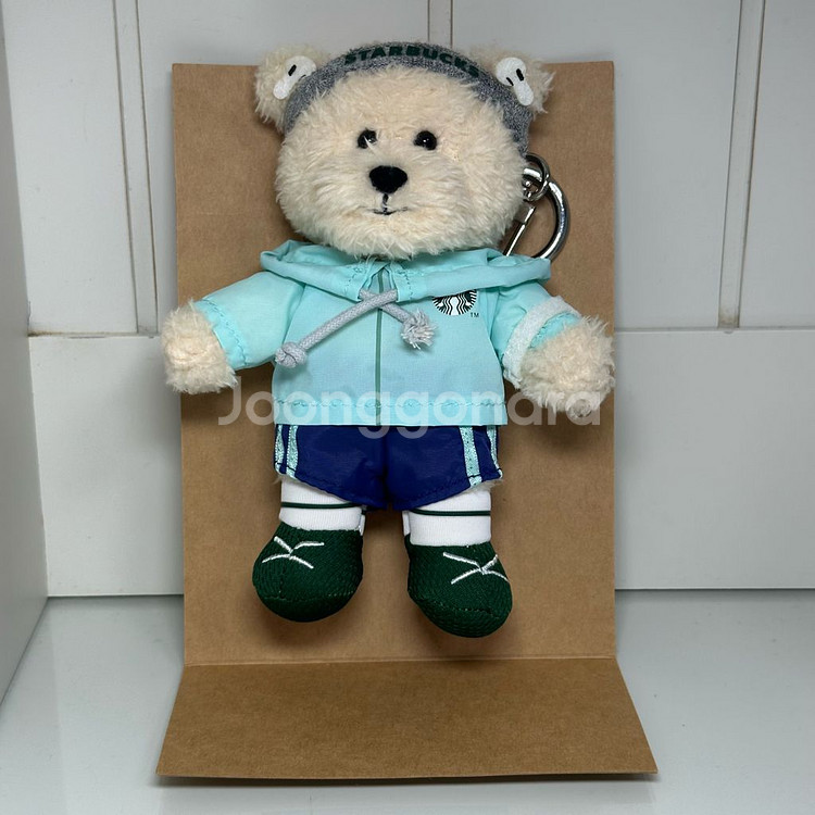 스타벅스 스포츠클럽 러닝 베어리스타 키체인 키링--2