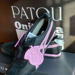 오니츠카 타이거 파투 콜라보 멕시코 66 블랙 코튼 캔