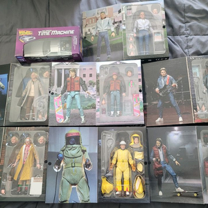 백투터퓨처 타임머신 피규어8종 일괄