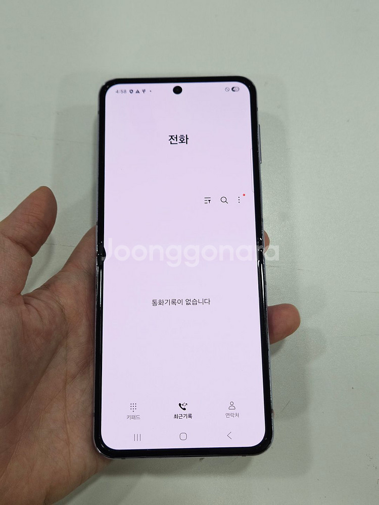 갤럭시Z플립4 화이트 256GB 가성비폰 10만원--5