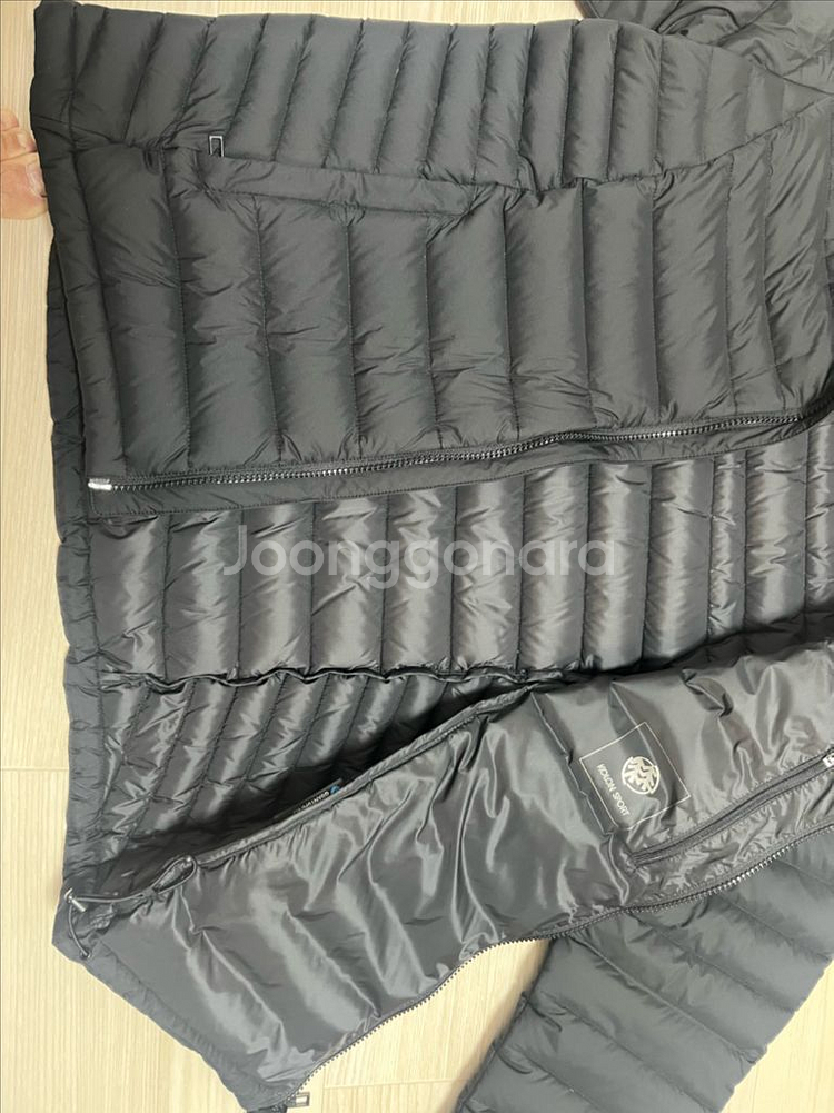 코오롱 남성 발키리 다운자켓 (검정 100사이즈)--9