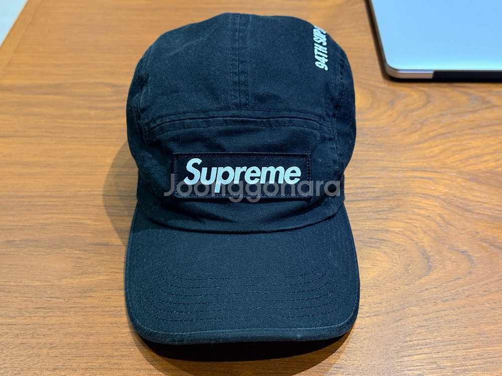 슈프림 밀리터리 캠프캡 블랙 - 21FW--0