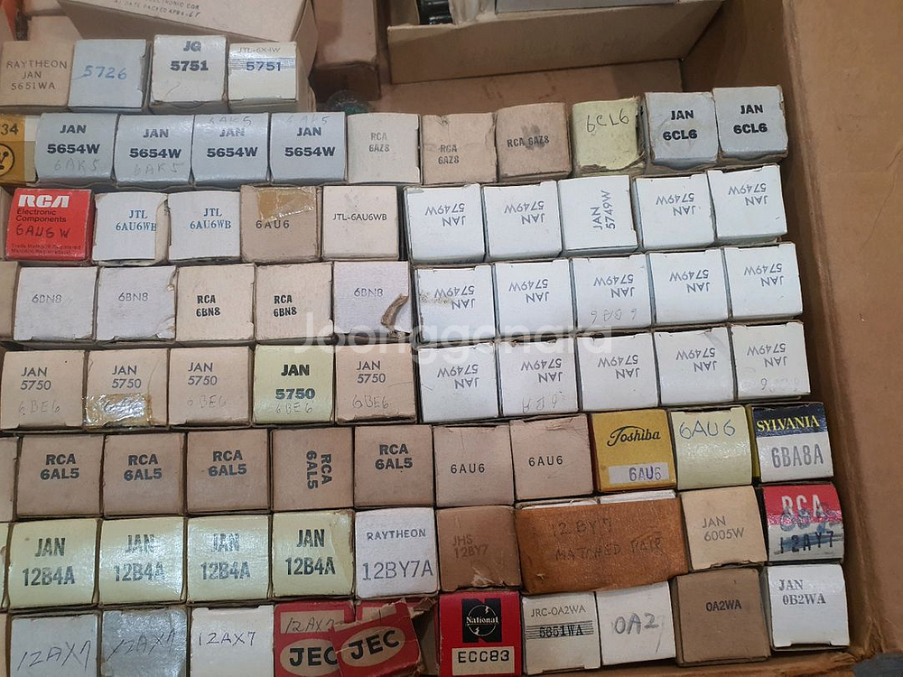 진공관튜브 미사용 200여개 진공관오디오--2