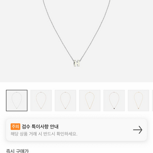 에르메스 팝아슈 목걸이