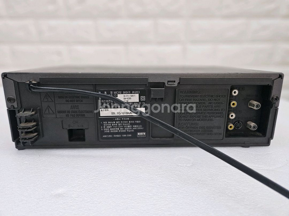 삼성 VTR 플레이어 입니다--3