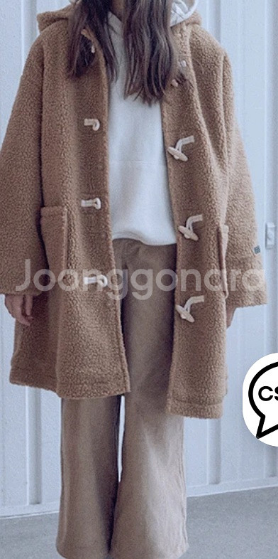 보조개 덤블 떡볶이 코트(155)--0