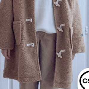 보조개 덤블 떡볶이 코트(155)