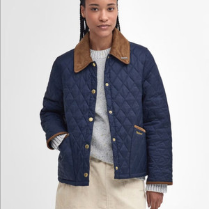 바버 30주년 퀼팅 자켓 네이비 8사이즈