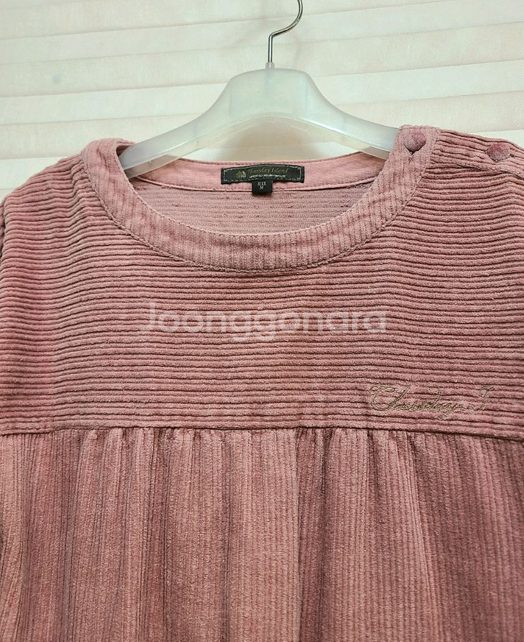 써스데이아일랜드> 코듀로이 블라우스--1