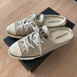 일본 컨버스 슬립온 뮬 한정판 베이지 250