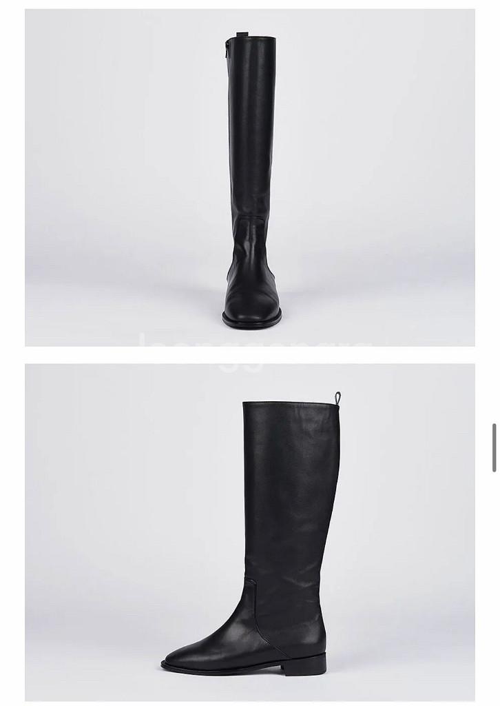 릴리슈 소가죽 롱부츠 255mm--4