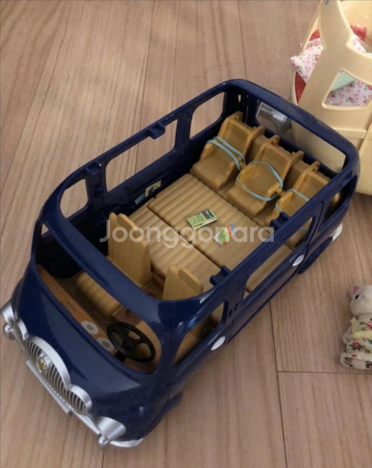 실바니안 실바니안패밀리 블루밴 + 캠핑카 + 인형 일괄--2