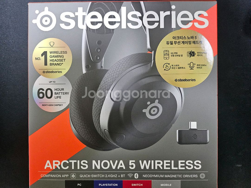 스틸시리즈 아크티스 노바5 무선헤드셋--0