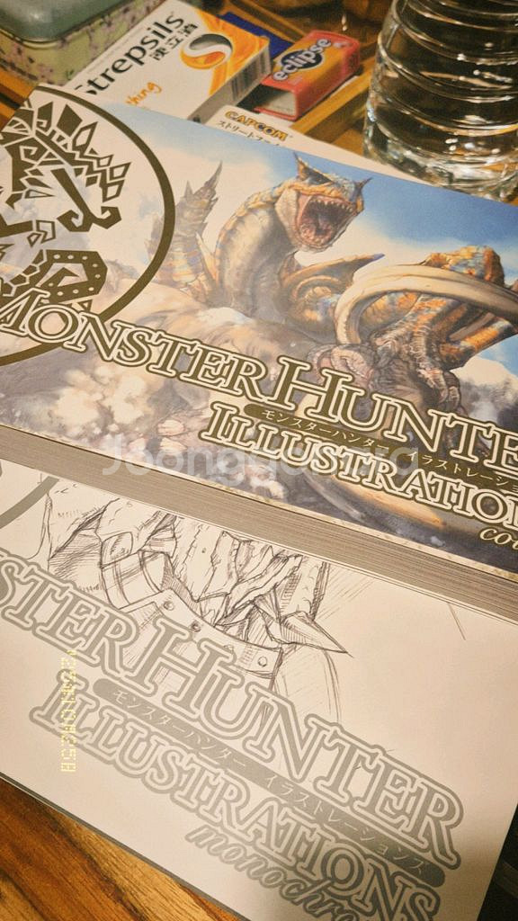 몬스터헌터 공식 아트 설정북--1