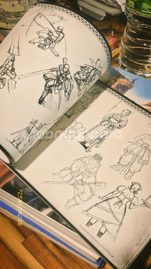 몬스터헌터 공식 아트 설정북--2