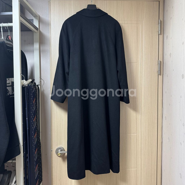 일본 수입 캐시미어 100% 롱코트 블랙--2
