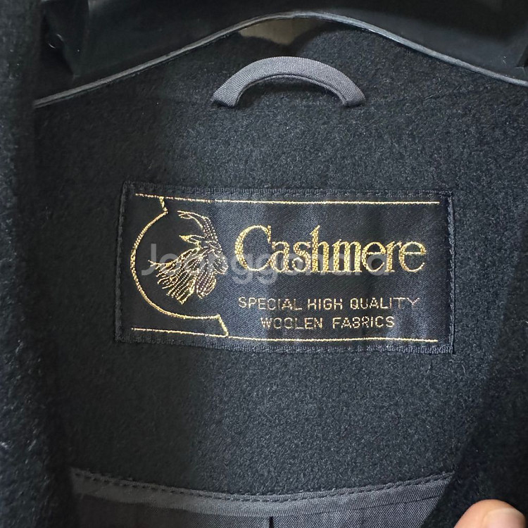 일본 수입 캐시미어 100% 롱코트 블랙--5