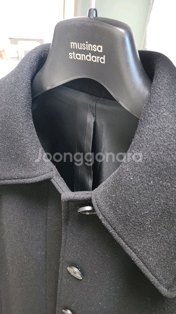 무신사 우먼즈 캐시미어 블렌드 발마칸 로브 코트--1