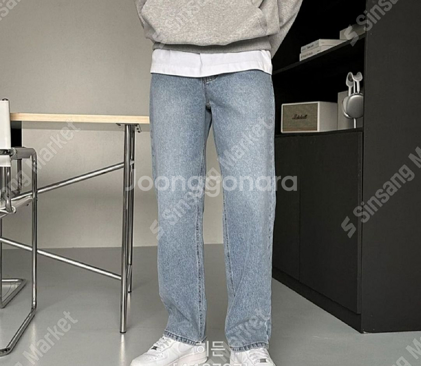 새것) 32사이즈 남자청바지 일자바지--1