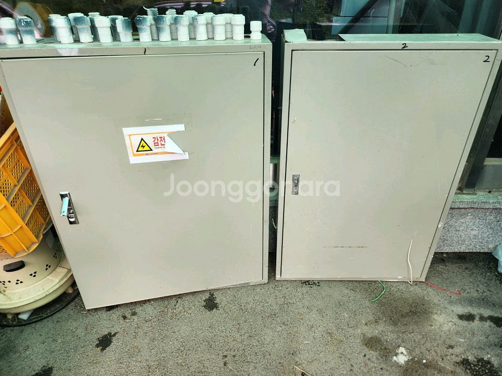 전기 분전함 배전함 배전판 세트 3상 4선식 케이스포함--0