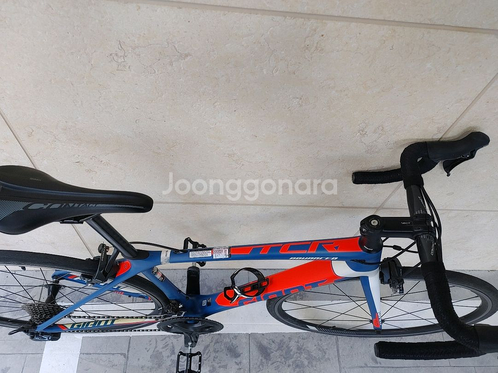 상태 좋은 18년 자이언트 TCR 어드밴스1 kom 풀 울테그라 카본 로드자전거 s사이즈--4