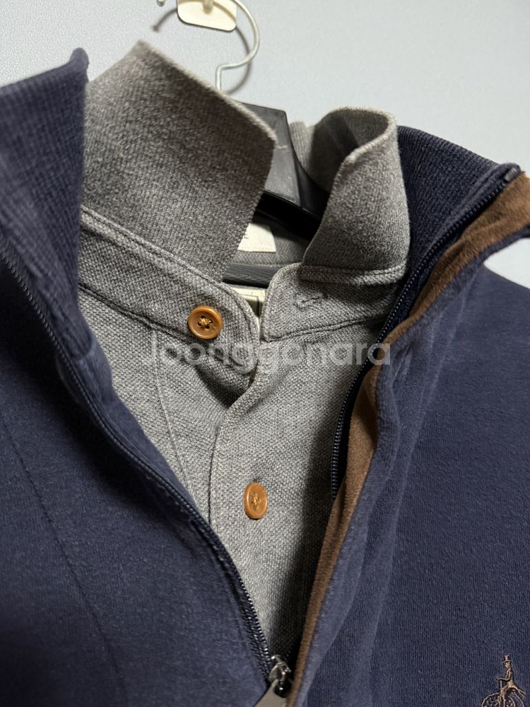 빈폴 남성 하프 집업 티셔츠 100--4