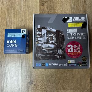 코어7-14700F,ASUS PRIME B660M 세트